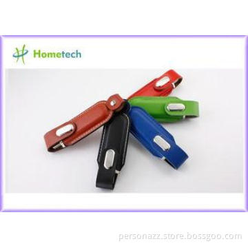 4GB Swivel Leather USB Flash Disk USB 2.0 standard Leather